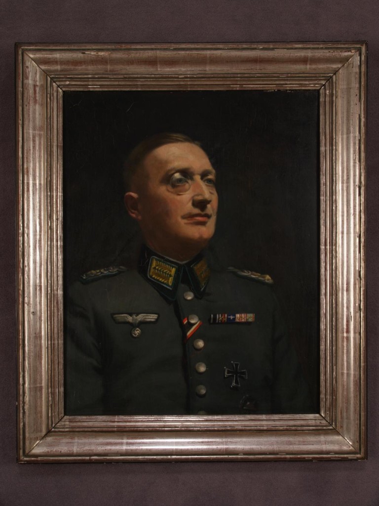 Porträt Heinrich Hehnens, Gemälde eines  belgischen Malers, undatiert: Quelle: Privatarchiv Hartmut Hehnen