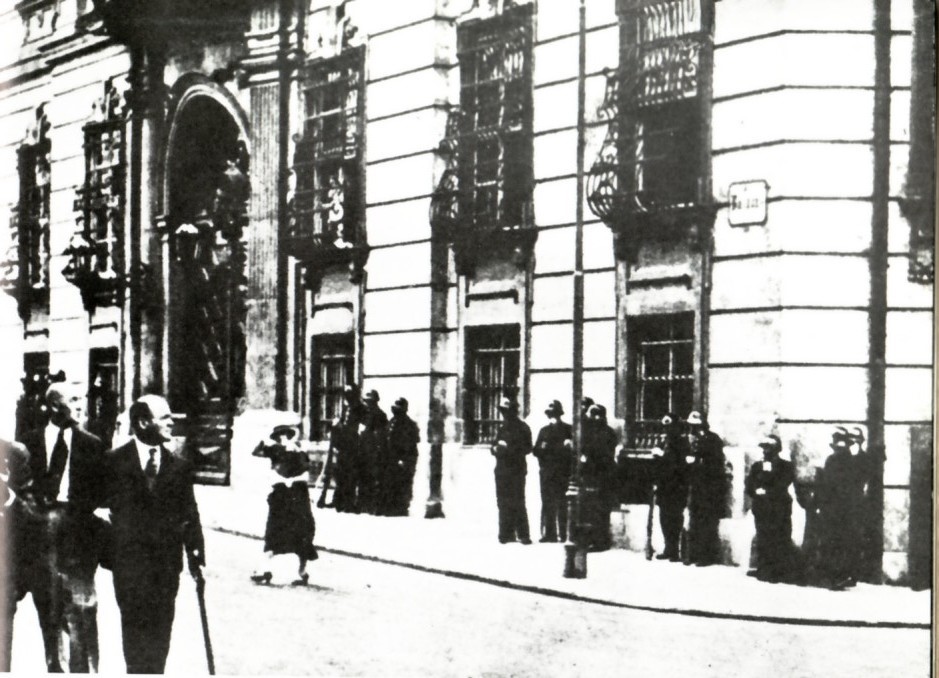 Belagerungszustand am Ballhausplatz, Juli 1934